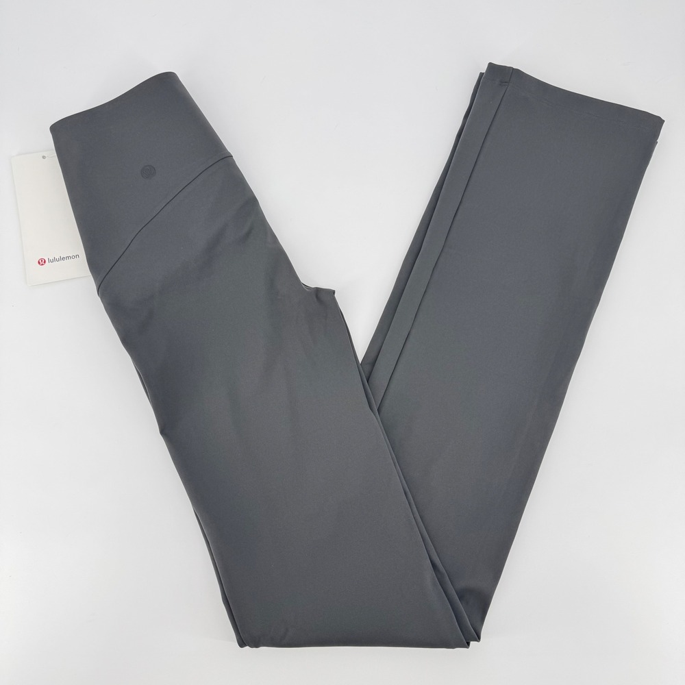 lululemon Smooth-Fit Pull-On High-Rise Pant Tall Graphite Grey Size 2 LW5GNPT